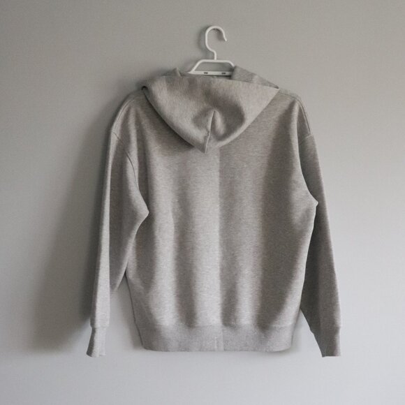 Uniqlo Unisex Grey Sz S Oversized Comfy Hooded Sweater Pullover Sweater - Picture 2 of 11